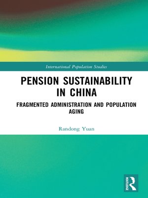 cover image of Pension Sustainability in China